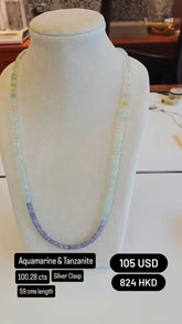 Aquamarine & Tanzanite Beads Deal (100.28 cts)